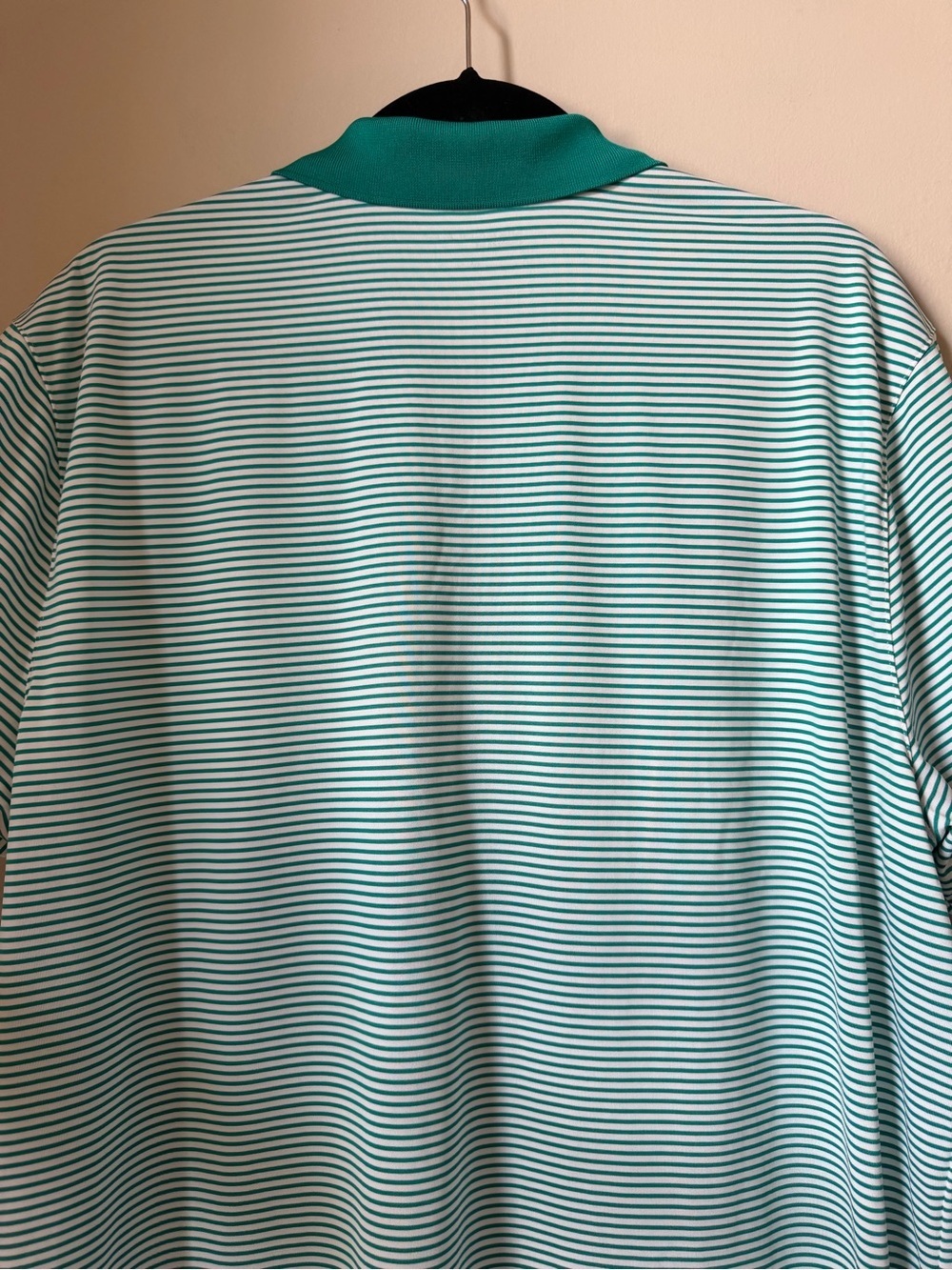 Nike Golf Polo Shirt Mens XL Dri Fit Swoosh Standard Fit Stretch Green - Picture 9 of 11